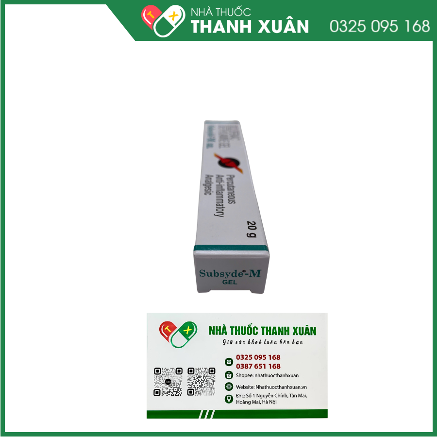 Thuốc bôi Subsyde-M Gel chống viêm, giảm đau qua da